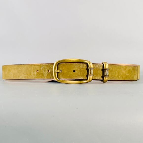 CLAUDIA MAY Size M Green Sage Suede Belt - Picture 1 of 7